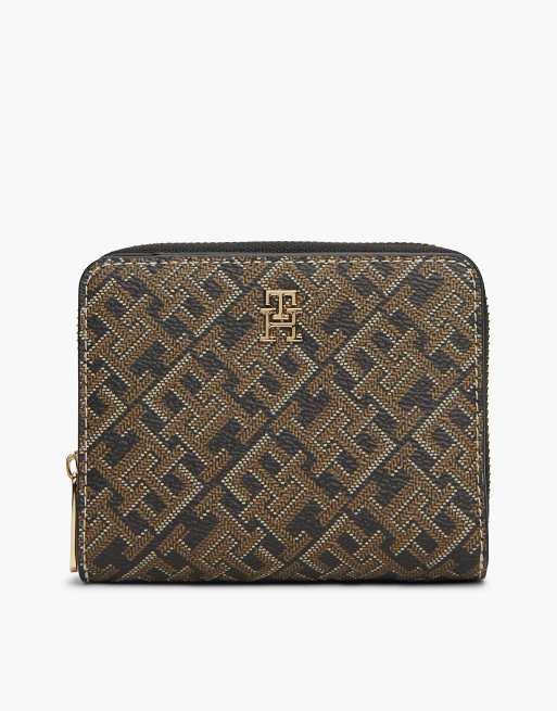 Tommy Hilfiger portefeuille zippé à imprimé icon multicolore