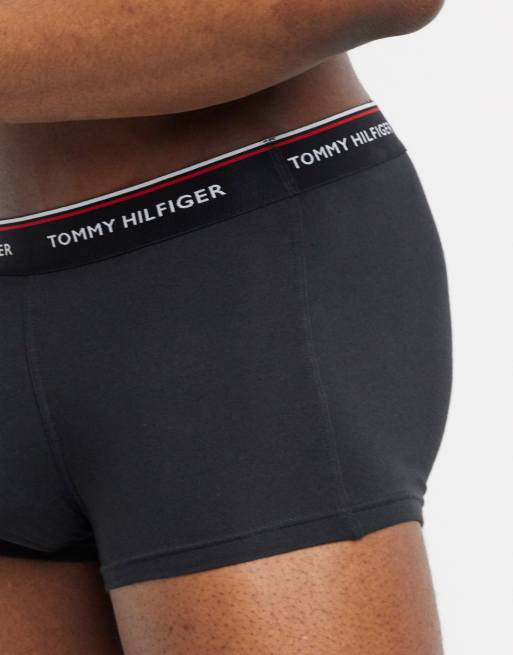 Tommy Hilfiger premium essential 3 pack trunks in black | ASOS