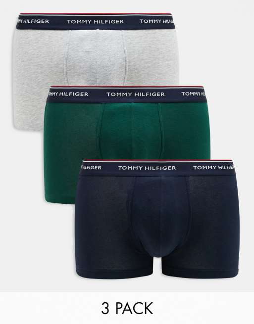 Tommy Hilfiger – Premium – Essentials – 3-pack olikfärgade trunks, 2 av 4