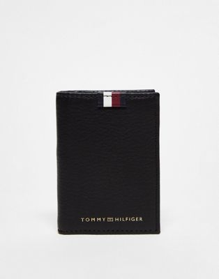 Tommy Hilfiger premium leather bifold wallet in black