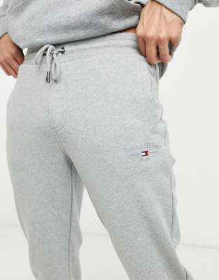 grey joggers tommy hilfiger