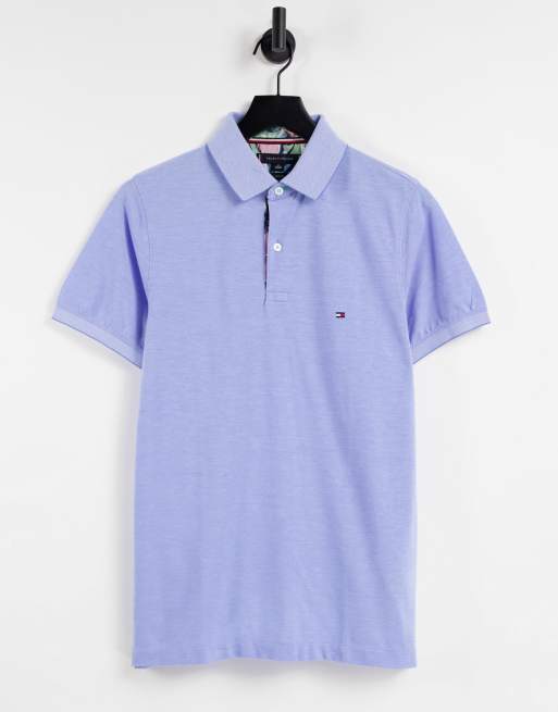 Purple tommy hilfiger clearance polo