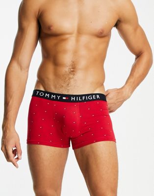 Tommy Hilfiger printed trunk in red