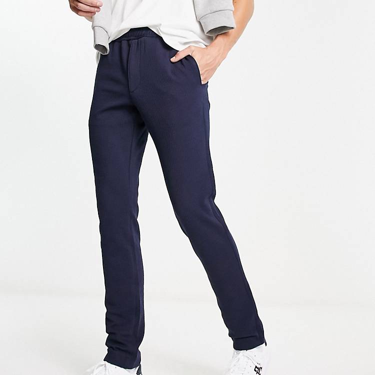 Tommy Hilfiger pull on bleecker chino trousers in desert sky navy | ASOS