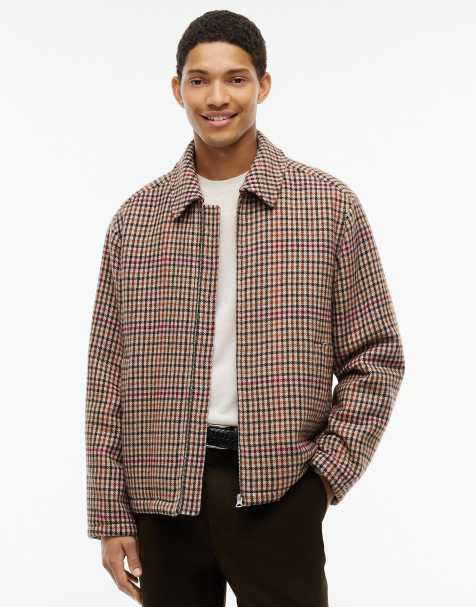 Tommy Hilfiger Pure wool check ivy jacket in beige - view 1