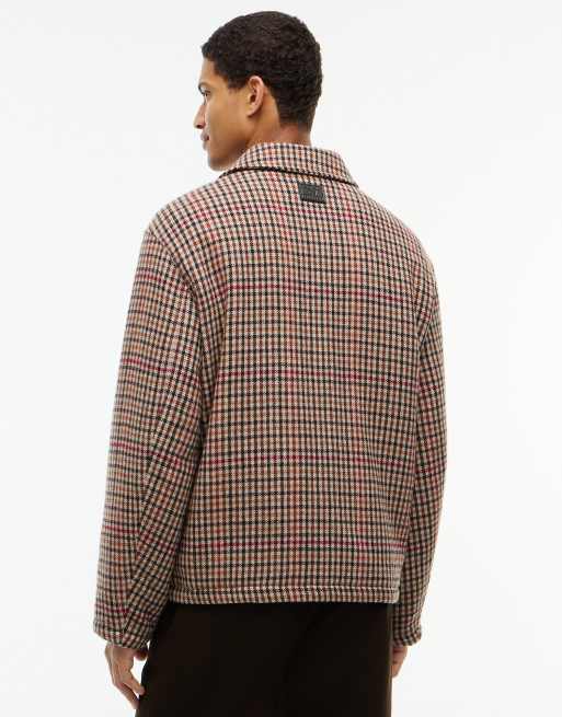 Tommy Hilfiger Pure wool check ivy jacket in beige, 5 of 7