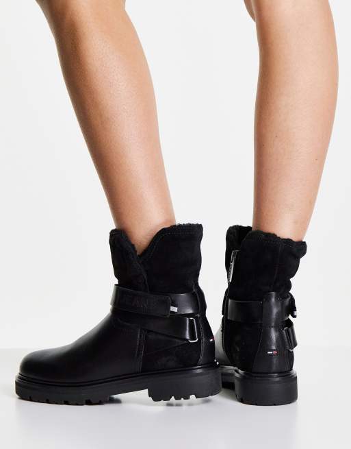 Tommy hilfiger shop biker boot