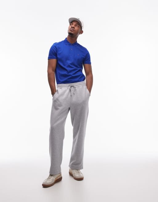 Tommy Hilfiger - Regular poloshirt van katoen in felblauw, 3 van 4