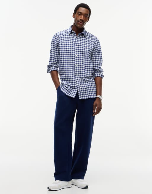 Tommy Hilfiger Relaxed Fit Flanellhemd mit Karomuster in Marineblau / kariert, 2 von 6
