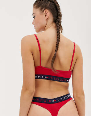 tommy hilfiger red thong