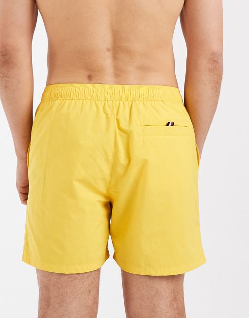 Tommy Hilfiger - Resort - Pantaloncini da bagno gialli con coulisse, 5 di 5