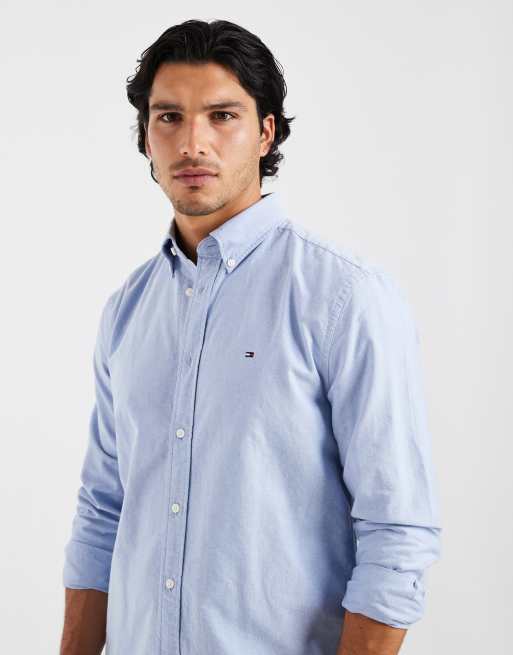 Tommy Hilfiger – Retro-Oxford-Hemd in Hellblau, 2 von 5