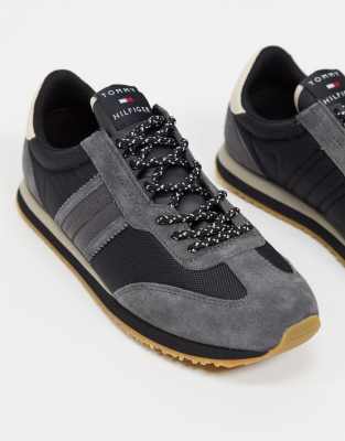 tommy hilfiger all black trainers