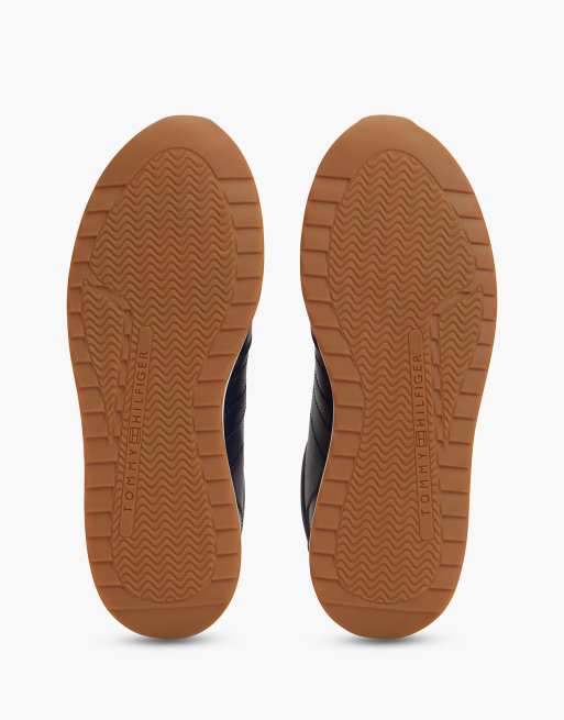 Tommy Hilfiger Retro-Sneaker mit Kroko-Prägung und Leder in Space Blue, 5 von 7