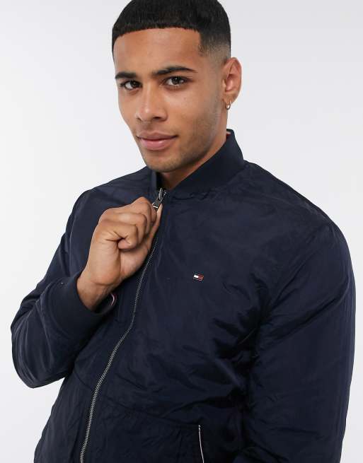 Tommy hilfiger clearance reversible bomber jacket