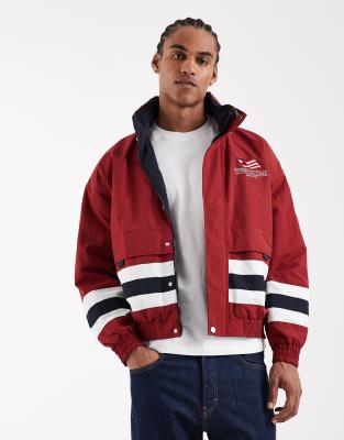 Tommy Hilfiger Reversible Regatta Windbreaker Jacket In Multi