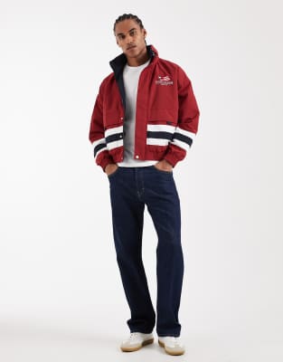 Tommy Hilfiger Reversible Regatta Windbreaker Jacket In Multi