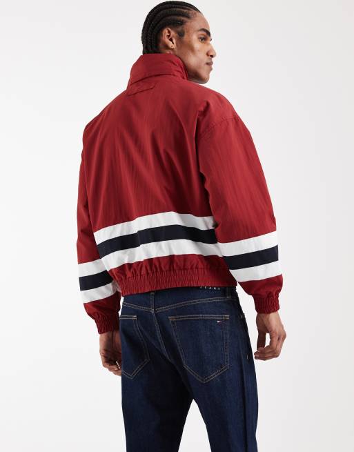 Tommy Hilfiger reversible regatta windbreaker jacket in red, 5 of 5