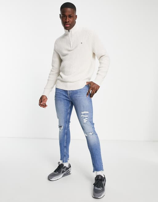 Hilfiger half zip clearance jumper