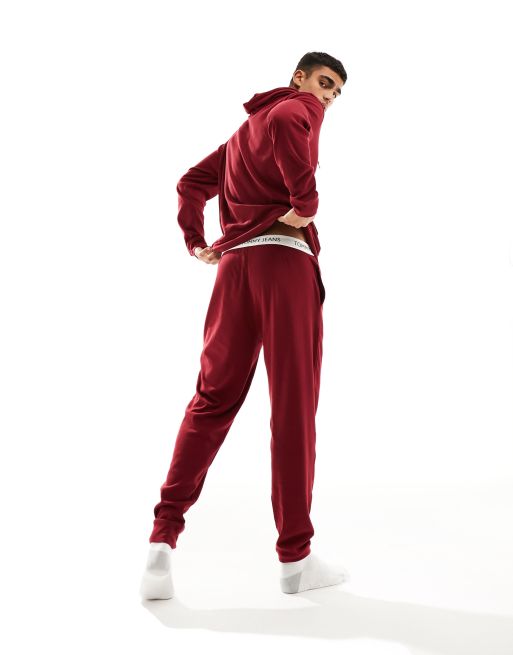 Tommy hilfiger red store tracksuit