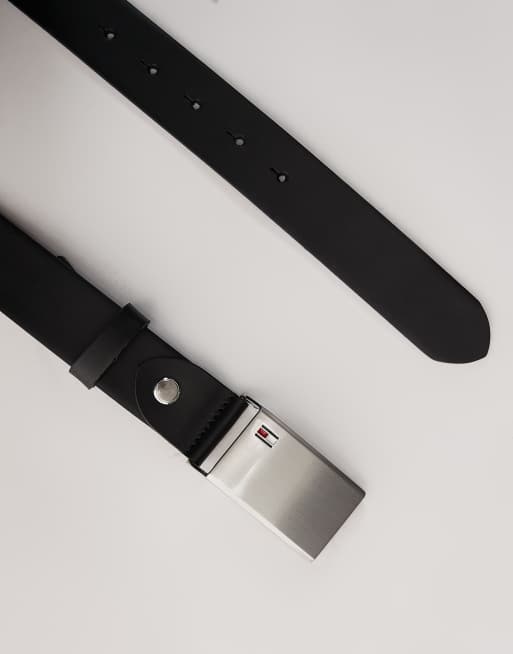 Tommy Hilfiger - Riem met metalen gesp in zwart, 2 van 3
