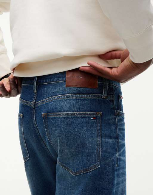 Tommy Hilfiger River jean droit décontracté en bill indigo - délavage moyen, 5 de 7