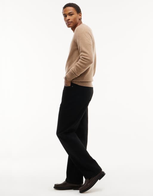 Tommy Hilfiger River relaxed straight black jeans in bas black, 3 of 7