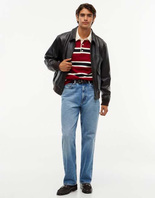 Tommy Hilfiger River relaxed straight faded jeans in terry indigo, 2 of 7