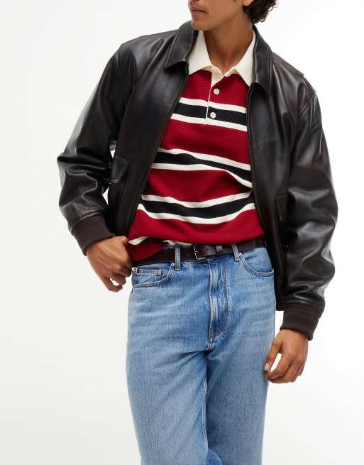 Tommy Hilfiger River relaxed straight faded jeans in terry indigo, 4 of 7