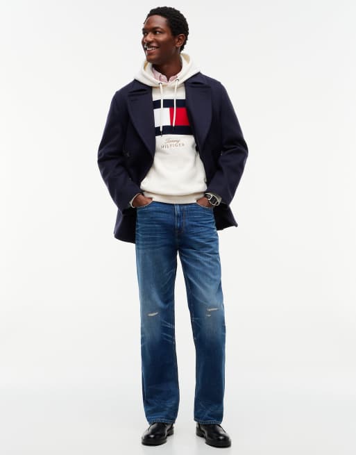 Tommy Hilfiger River relaxed straight leg jeans in bill indigo - medium wash, 2 of 7