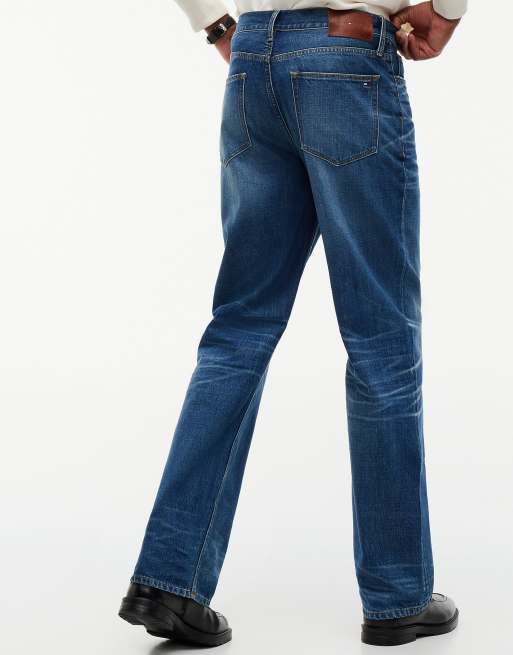 Tommy Hilfiger River relaxed straight leg jeans in bill indigo - medium wash, 4 of 7