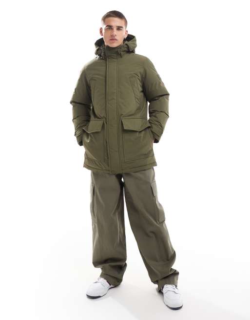 Tommy Hilfiger Rockie Daunen Parka in Military Grun