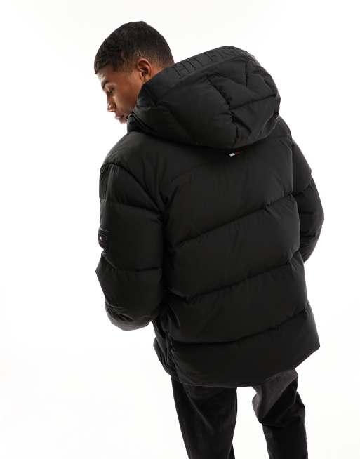 Calvin Klein Jeans two-tone ripstop puffer jacket in iridescent