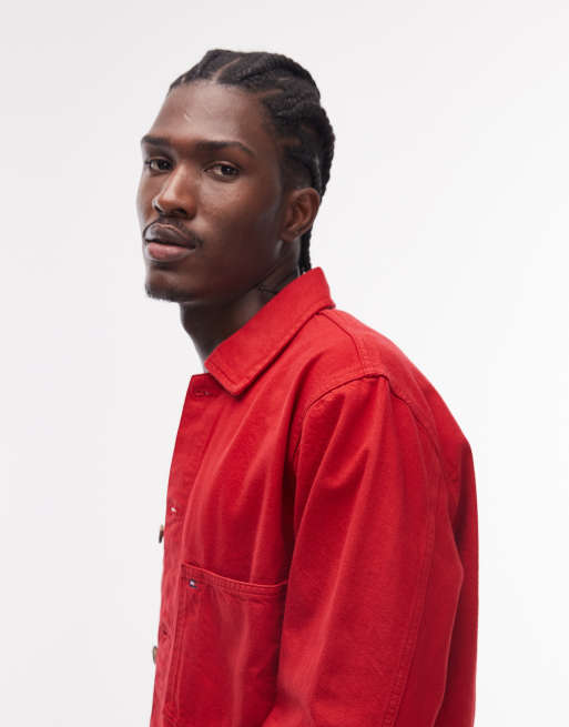 Tommy Hilfiger – Röd bomberjacka, 4 av 5