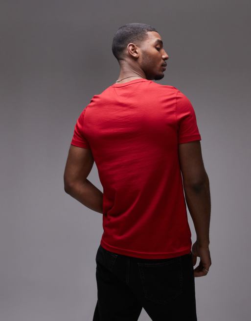 Tommy Hilfiger – Röd t-shirt med logga, 4 av 4