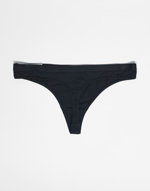 Tommy Hilfiger – Röda, rosa, vita, vinröda och svarta stringtrosor med flagga, 5-pack, 3 av 3