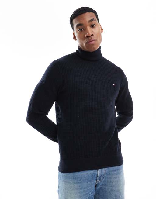 Tommy Hilfiger roll neck jumper in desert sky