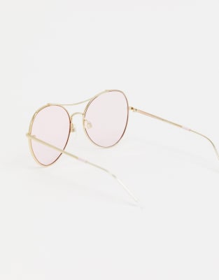 tommy hilfiger rose gold sunglasses