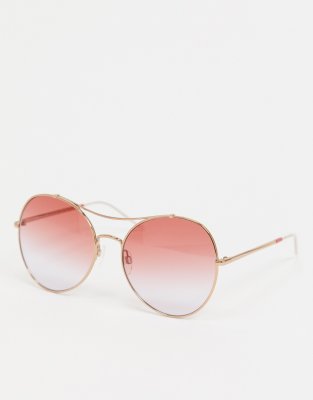 tommy hilfiger rose gold sunglasses
