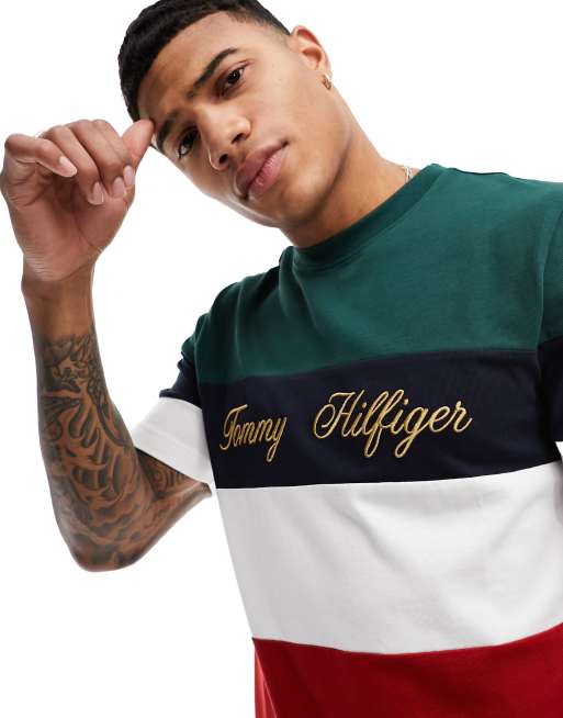 Tommy hilfiger color store block rugby shirt