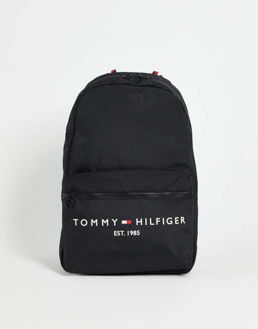 Tommy Hilfiger - Rugzak met 'Established' logo in zwart