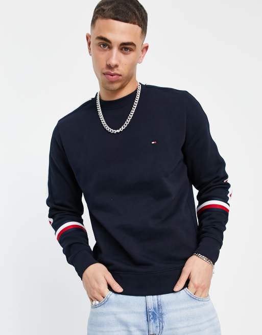 Tommy hilfiger 2024 taped sweatshirt