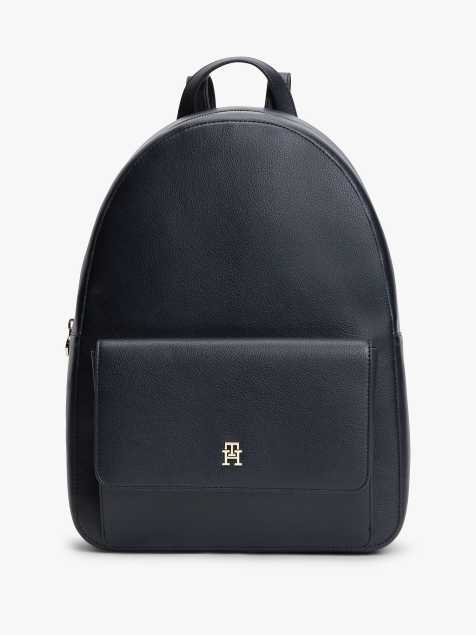 Tommy Hilfiger - Sac à dos arrondi avec logo emblématique - Bleu foncé - view 1