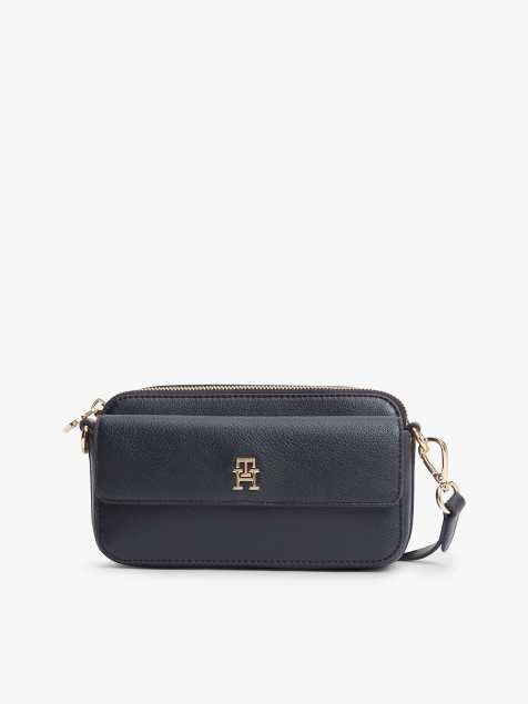 Tommy Hilfiger - Sac bandoulière à logo emblématique - Bleu foncé - view 1