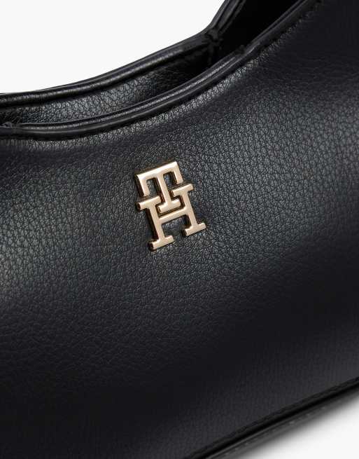 Tommy Hilfiger - Sac bandoulière à plaque monogramme TH - Noir, 5 de 5