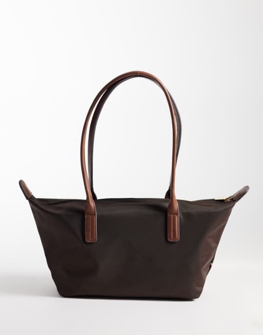 Tommy Hilfiger sac cabas east west popette marron, 4 de 4