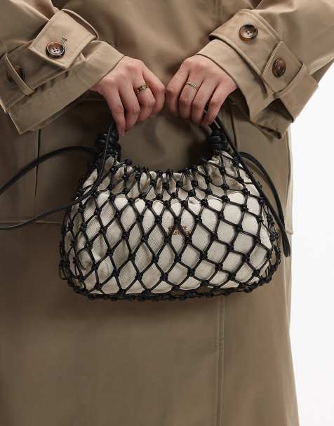 Tommy Hilfiger - Sac en macramé et cuir de qualité supérieure - Noir - view 1