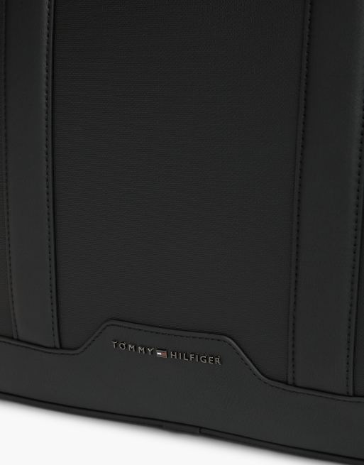 Tommy Hilfiger sac ordinateur à rayures texturées noires, 5 de 5