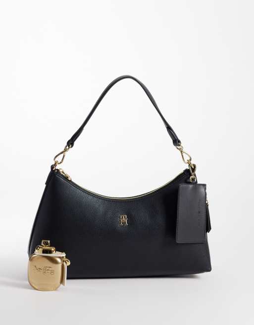 Tommy Hilfiger - Sac porté épaule à logo avec porte-cartes - Noir, 2 de 4