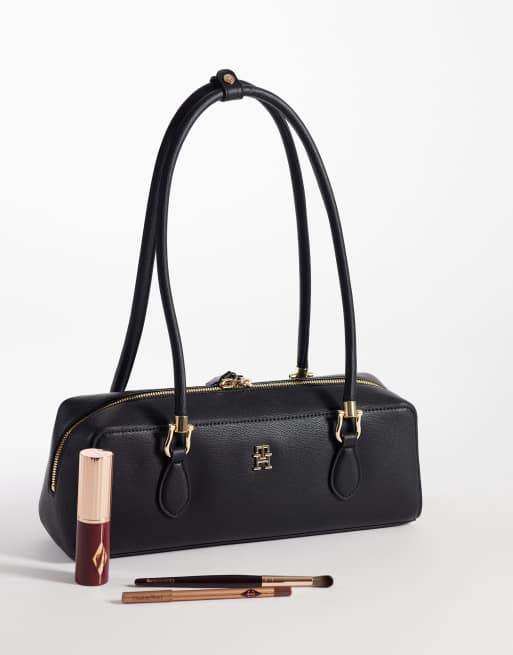 Tommy Hilfiger - Sac porté épaule allongé - Noir, 3 de 4